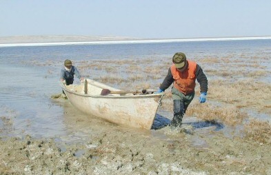 Photo de la mer d'Aral