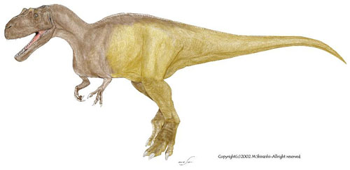 Reconstitution moderne du Mégalosaurus
