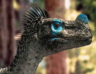 Les dinosaure Ornitholestes, du documentaire 'Sur La Terre Des Dinosaures'