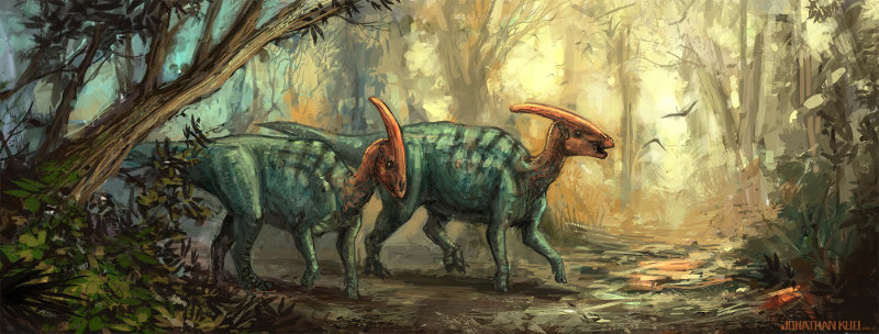 Parasaurolophus, par Jonathan Kuo