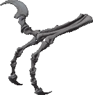 Main du dinosaure Deinonychus